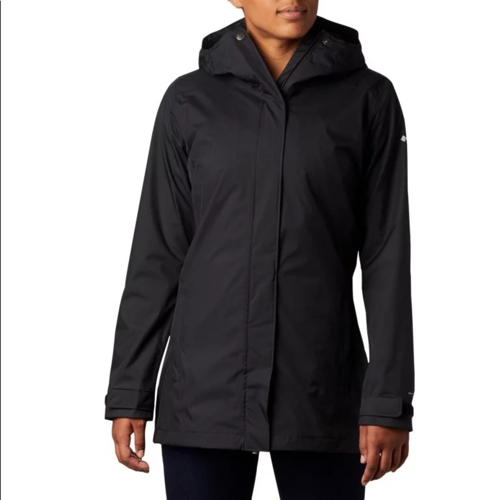Columbia Womens Splash A Little ll Jacket, Black, Size XL.